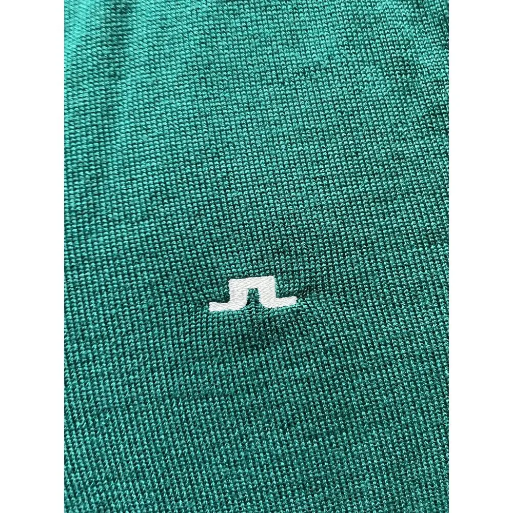 Merino Wool Sweater Size XL Golf Classic J. Lindeberg Mens Green V Neck Masters